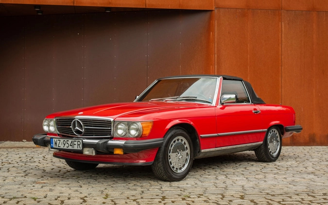 Mercedes-Benz SL cena 99000 przebieg: 270000, rok produkcji 1987 z Warszawa małe 596